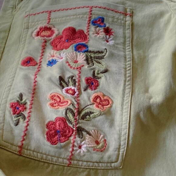 Brand New Women's Pilcro Embroidered Pull-On Pants - Picture 7 of 8